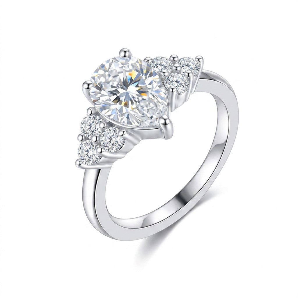 Sparkling CZ Statement Ring