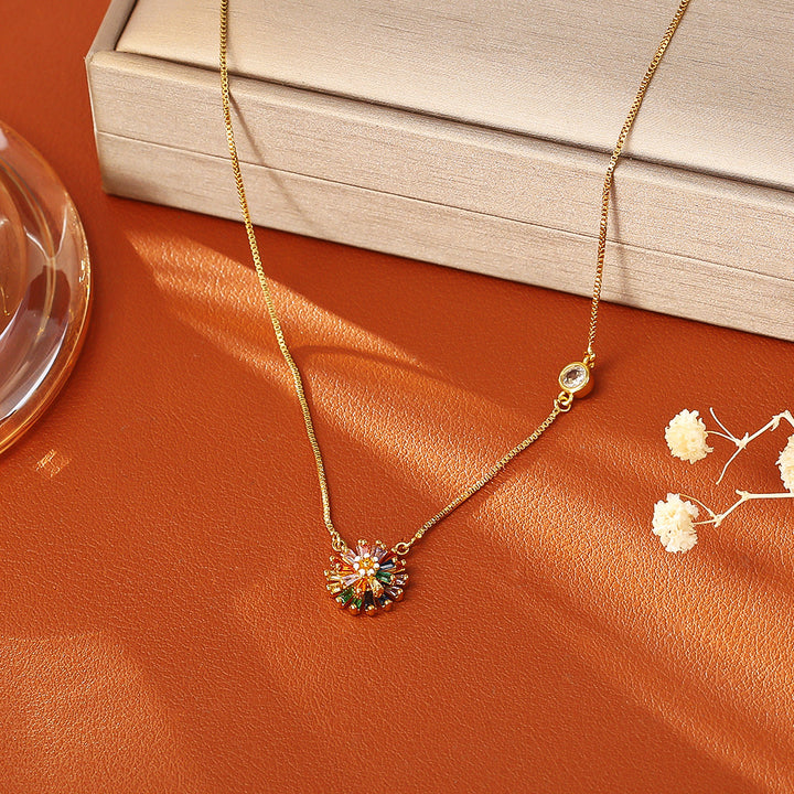 Rainbow Daisy Fireworks Sparkling Jewelry Collection