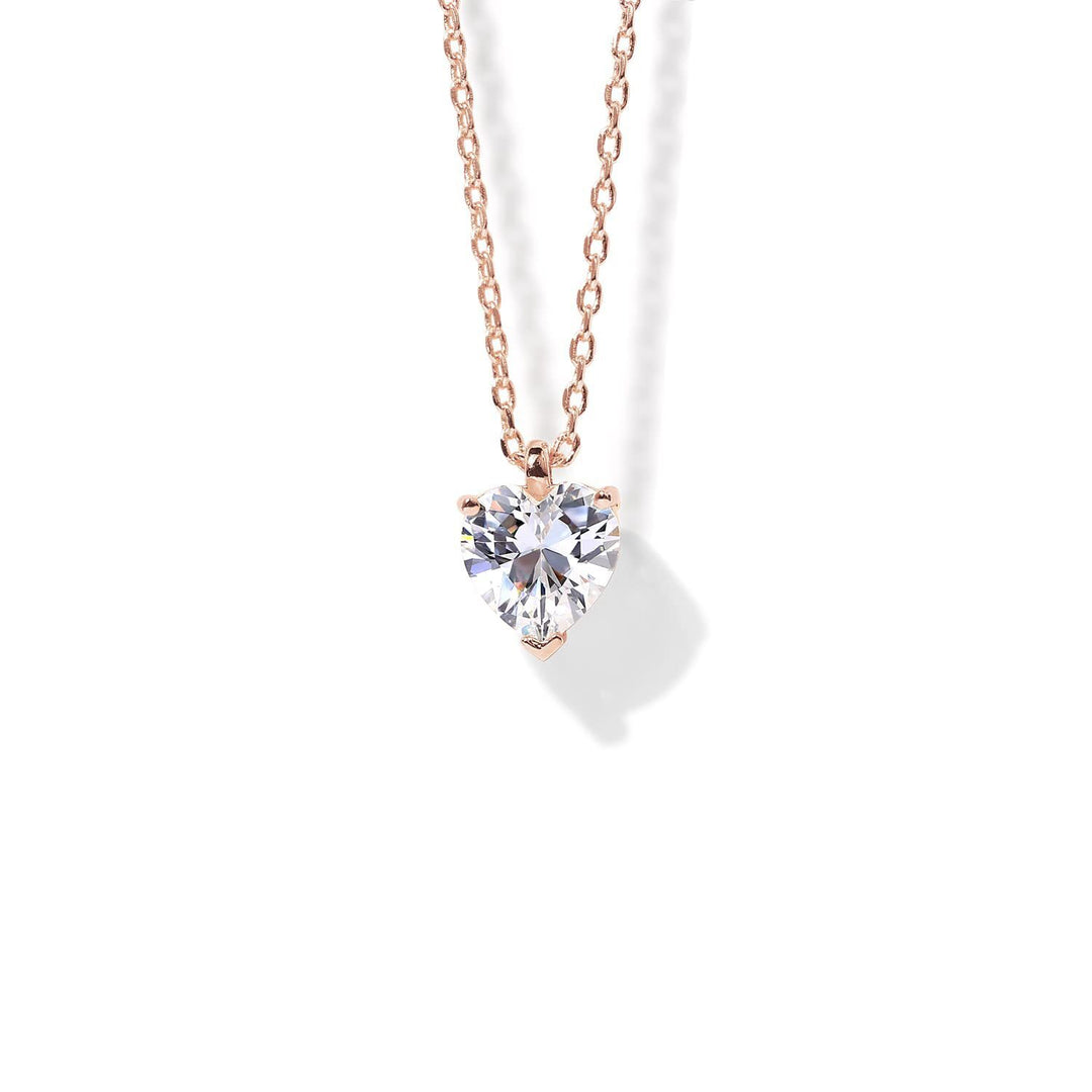 Cubic Zircon Pendant Daily Glow Necklace