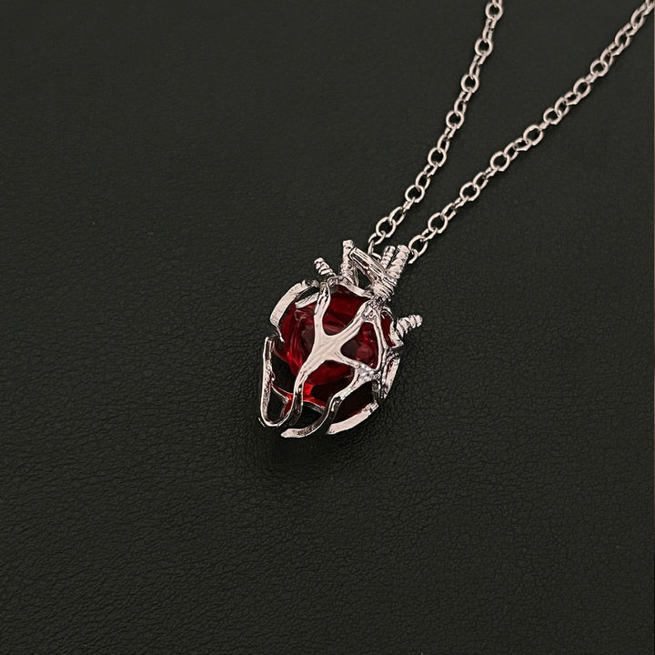 Dark Style Hollow Heart Pendant Jewelry