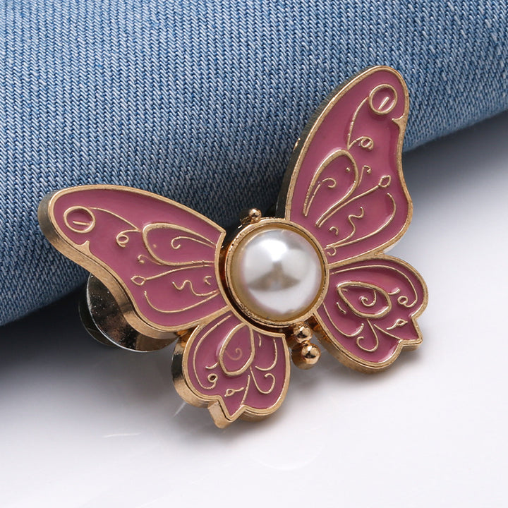 Butterfly Pearl No Sew Waist Tightener Buttons