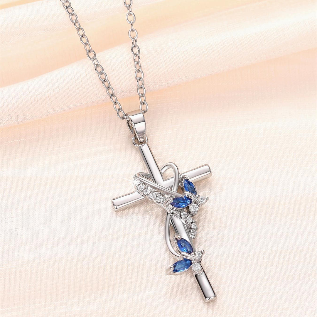 Elegant Cross Pendant Necklace Gift