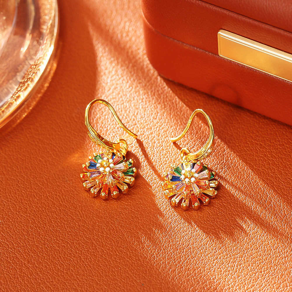 Rainbow Daisy Fireworks Sparkling Jewelry Collection