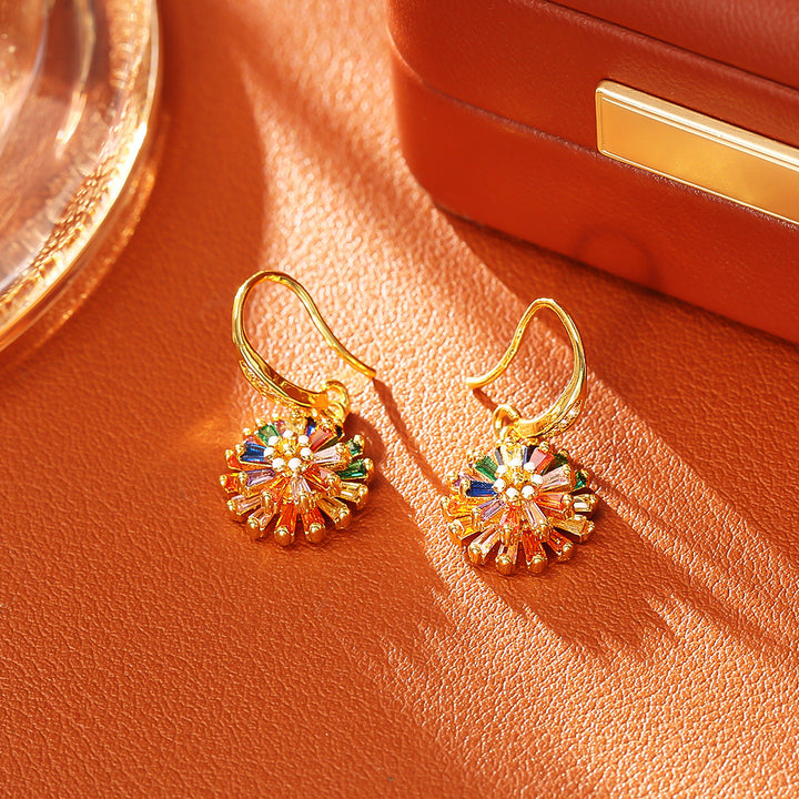 Rainbow Daisy Fireworks Sparkling Jewelry Collection