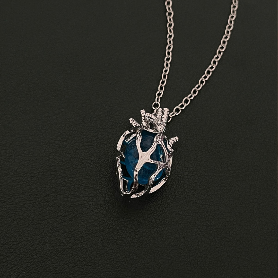 Dark Style Hollow Heart Pendant Jewelry