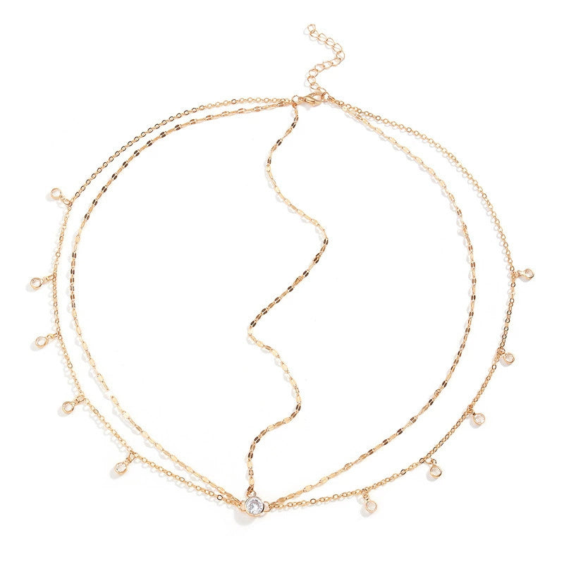 Dangling Chain Forehead Headpiece Wedding Bridal Accessory