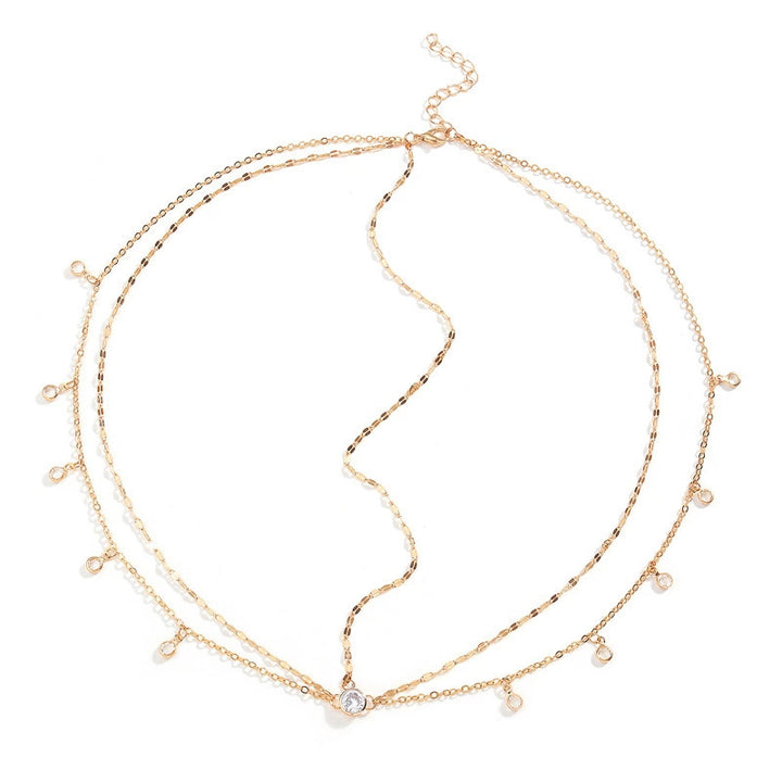 Dangling Chain Forehead Headpiece Wedding Bridal Accessory
