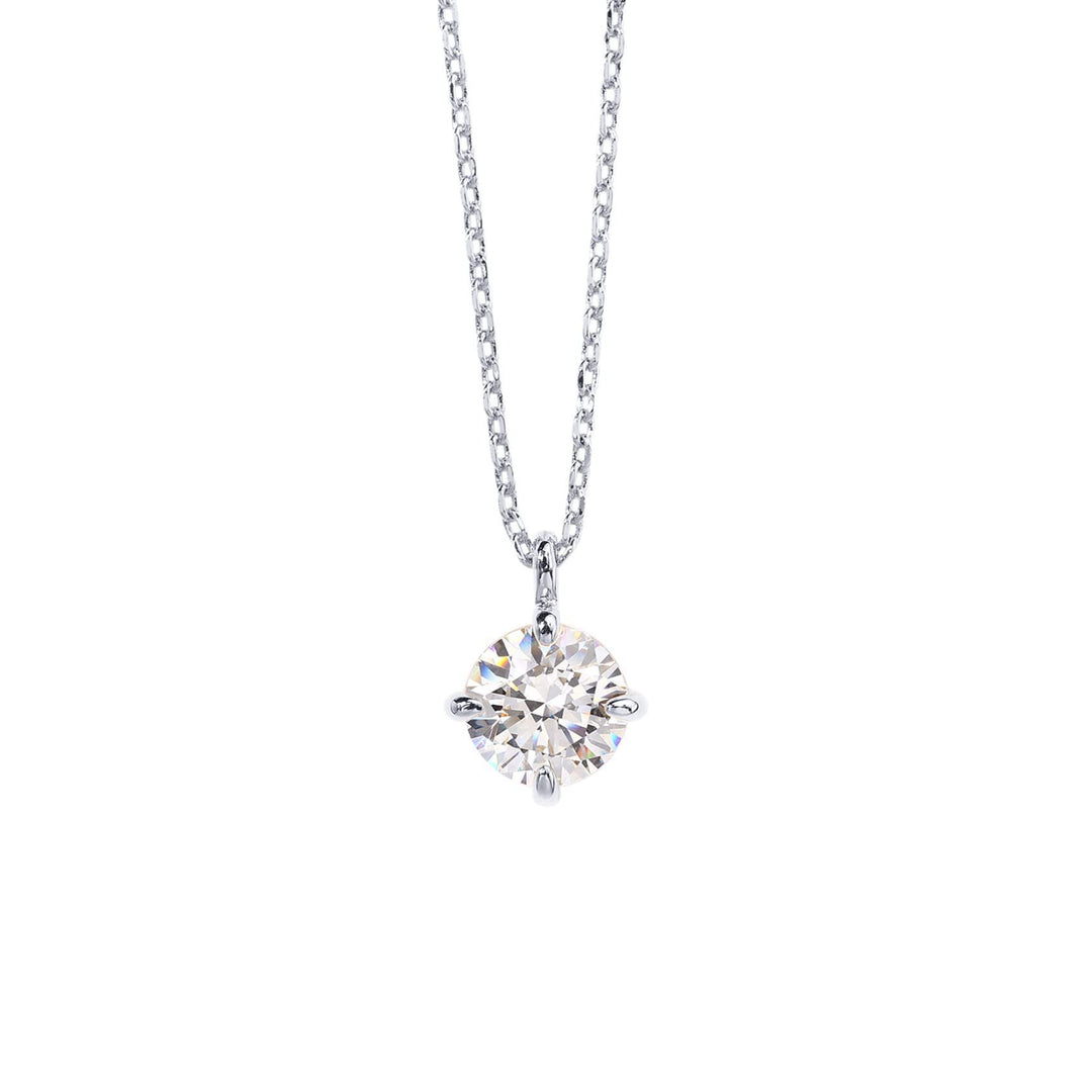Cubic Zircon Pendant Daily Glow Necklace