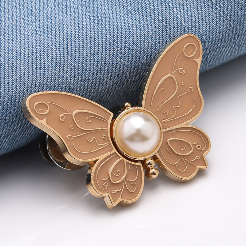 Butterfly Pearl No Sew Waist Tightener Buttons