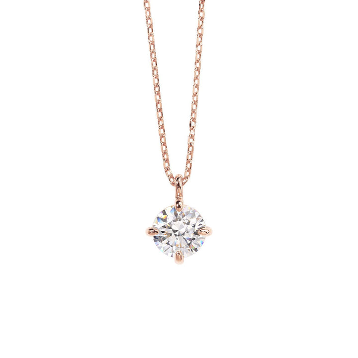 Cubic Zircon Pendant Daily Glow Necklace