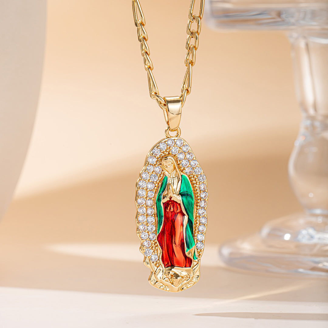 Our Lady of Guadalupe Pendant Necklace