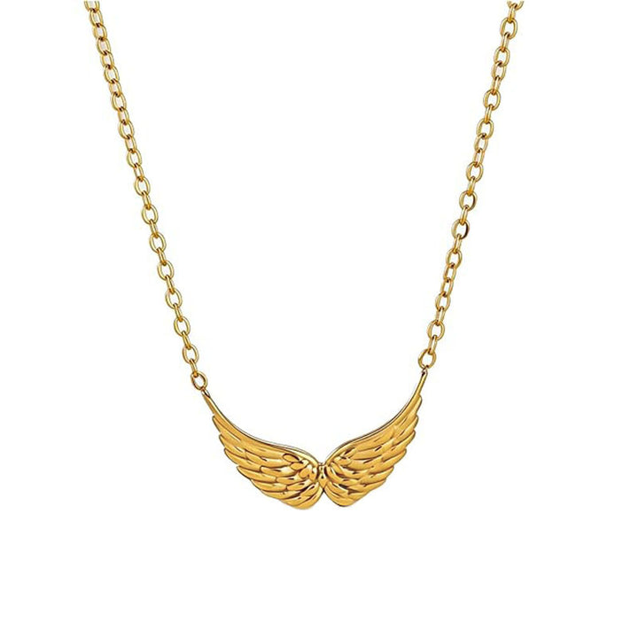 Dainty Angel Wing Choker Necklace