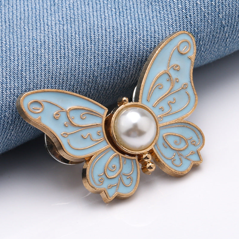 Butterfly Pearl No Sew Waist Tightener Buttons