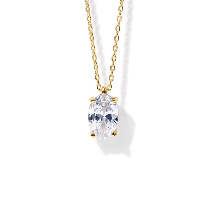Cubic Zircon Pendant Daily Glow Necklace