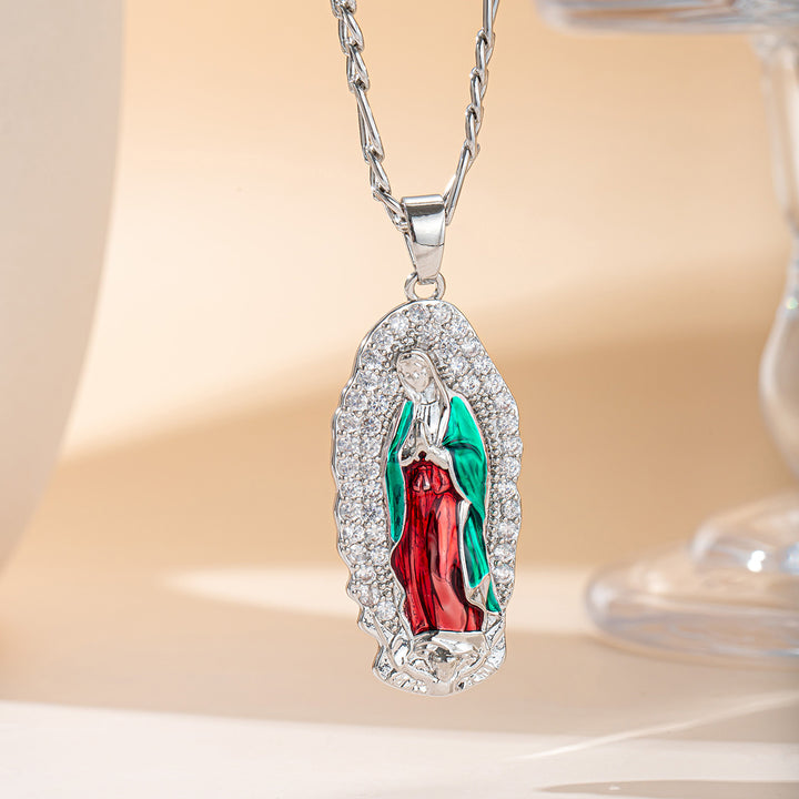 Our Lady of Guadalupe Pendant Necklace