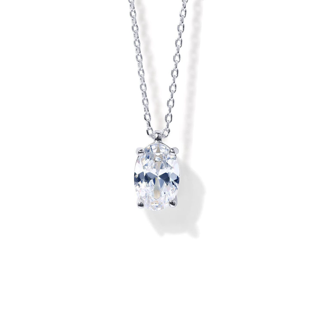 Cubic Zircon Pendant Daily Glow Necklace