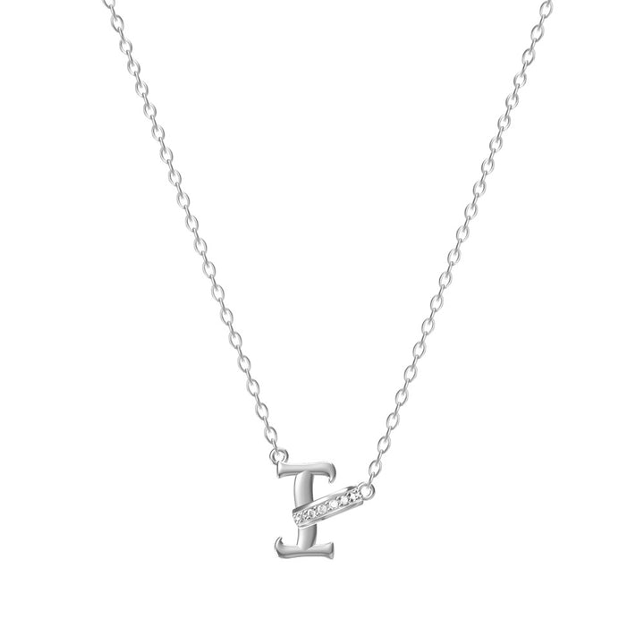 Personal Initial Letter Pendant Necklace Everyday Wear