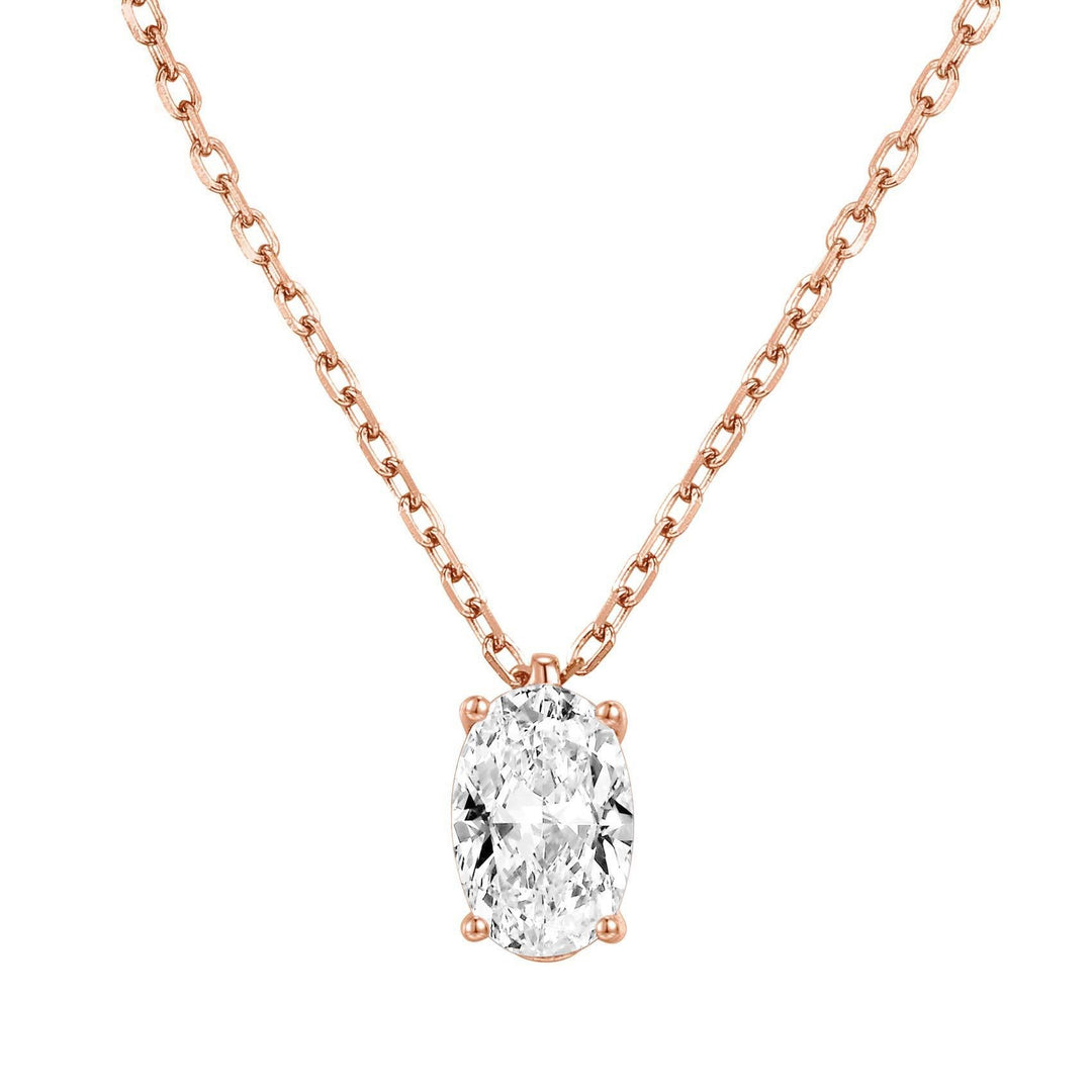 Cubic Zircon Pendant Daily Glow Necklace