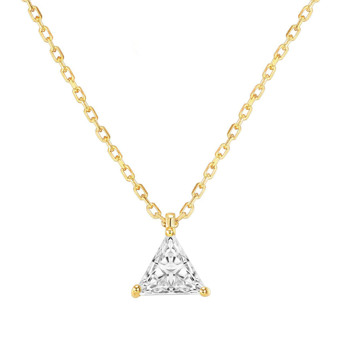 Cubic Zircon Pendant Daily Glow Necklace