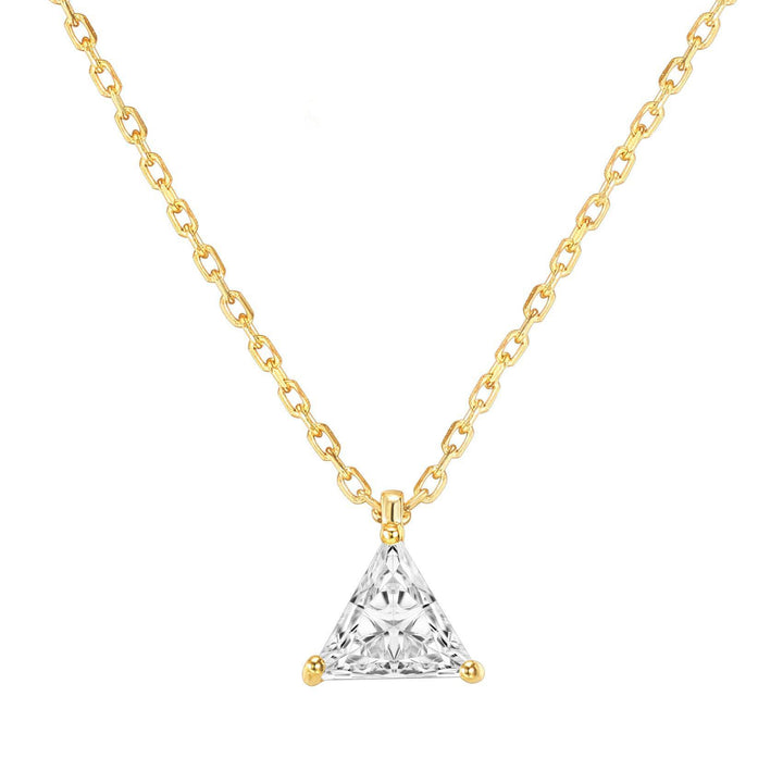 Cubic Zircon Pendant Daily Glow Necklace