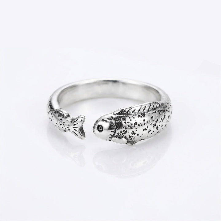 Mackerel Adjustable Opening Animal Shape Ring