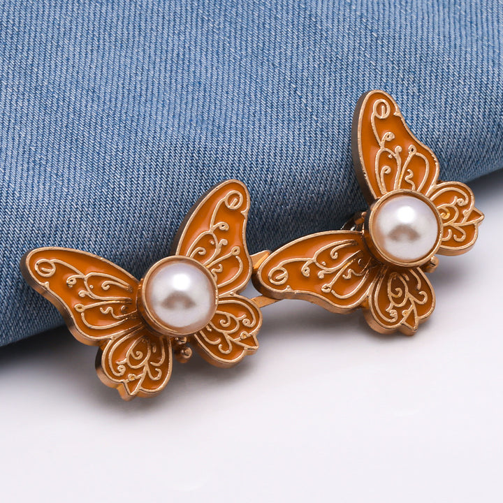 Butterfly Pearl No Sew Waist Tightener Buttons