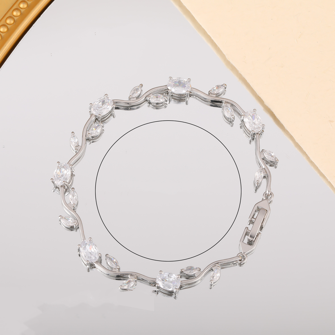Luxury Zircon Gold-Plated Bracelet