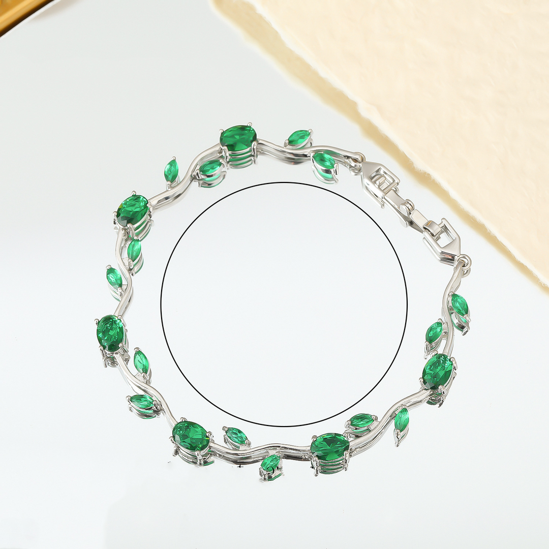 Luxury Zircon Gold-Plated Bracelet