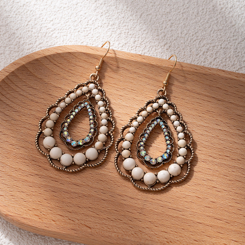 Boho Teardrop Earrings Vacation Style