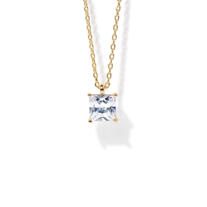 Cubic Zircon Pendant Daily Glow Necklace