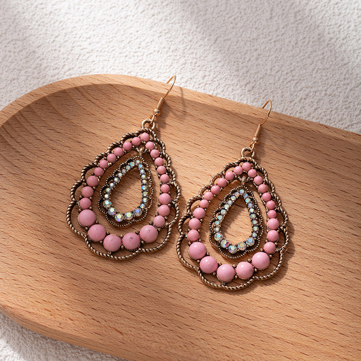 Boho Teardrop Earrings Vacation Style