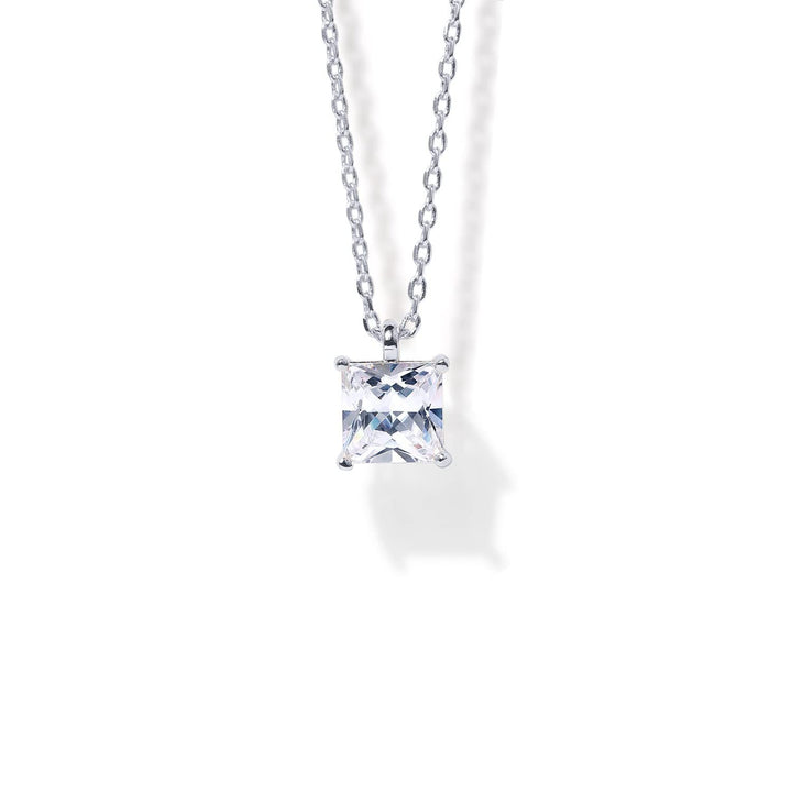 Cubic Zircon Pendant Daily Glow Necklace