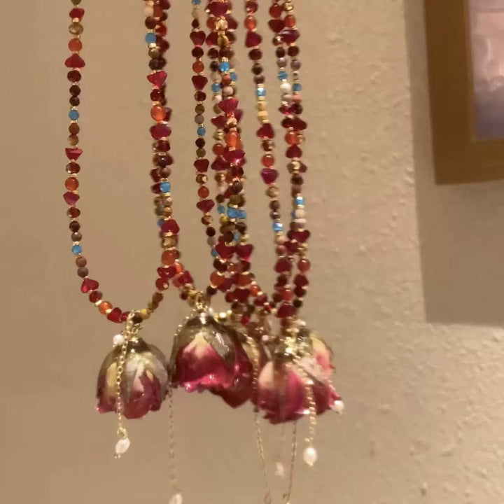 Everlasting Rose Necklace