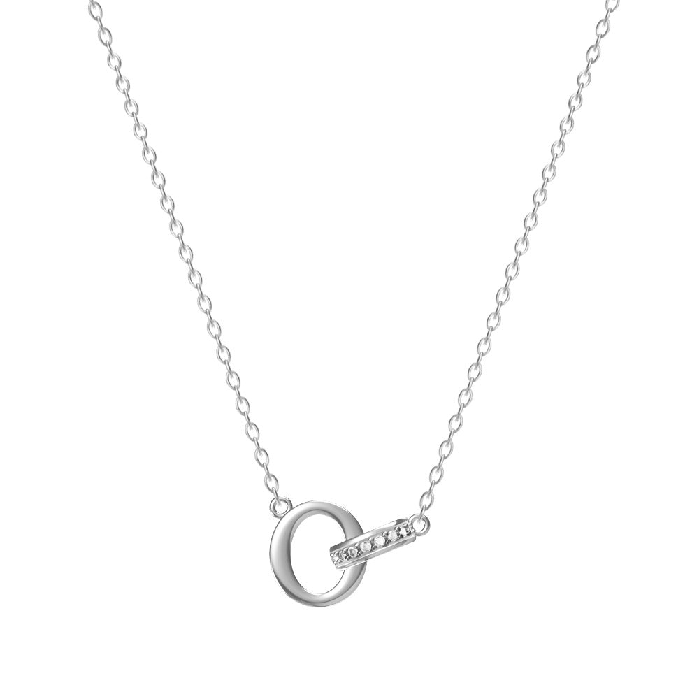 Personal Initial Letter Pendant Necklace Everyday Wear