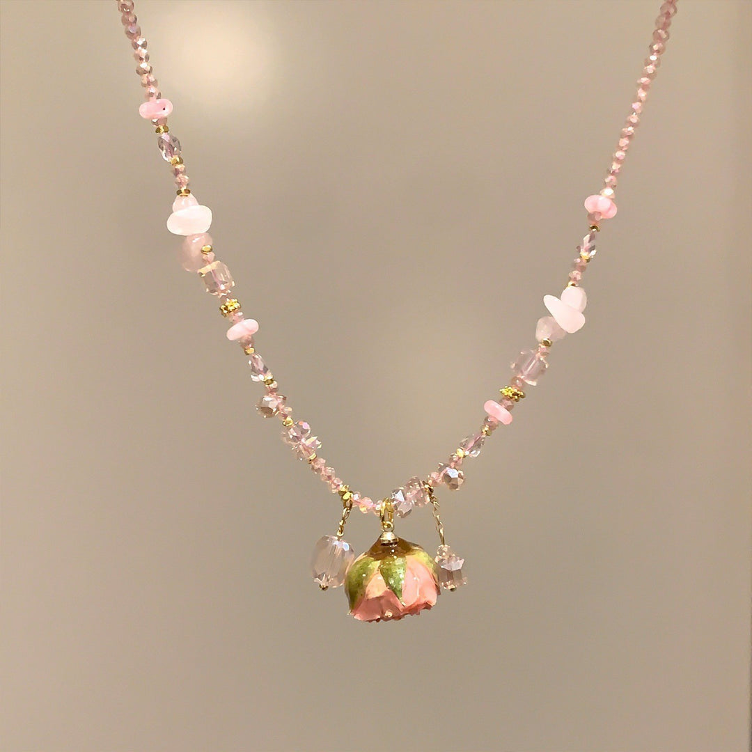 Everlasting Rose Necklace