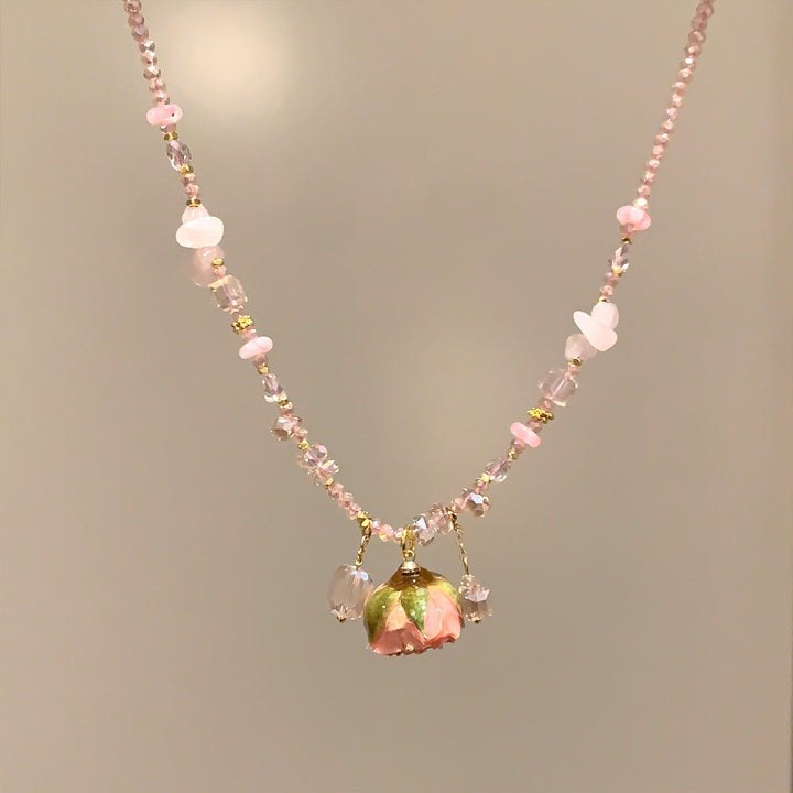 Everlasting Rose Necklace