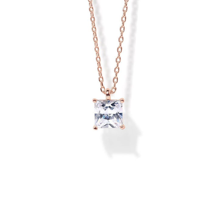Cubic Zircon Pendant Daily Glow Necklace