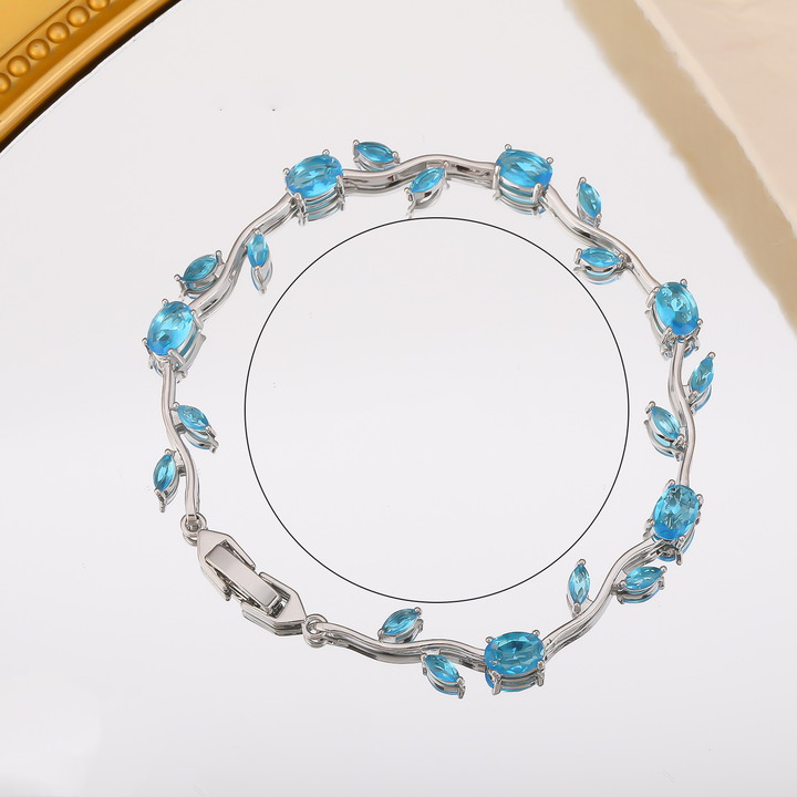 Luxury Zircon Gold-Plated Bracelet