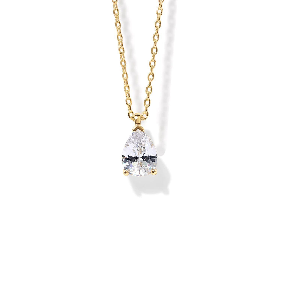 Cubic Zircon Pendant Daily Glow Necklace