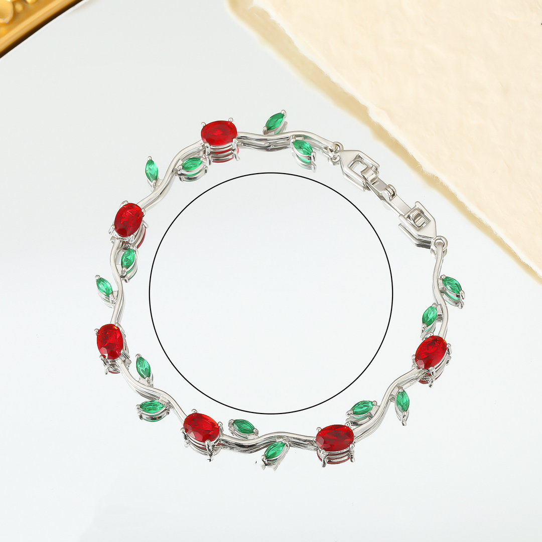 Luxury Zircon Gold-Plated Bracelet