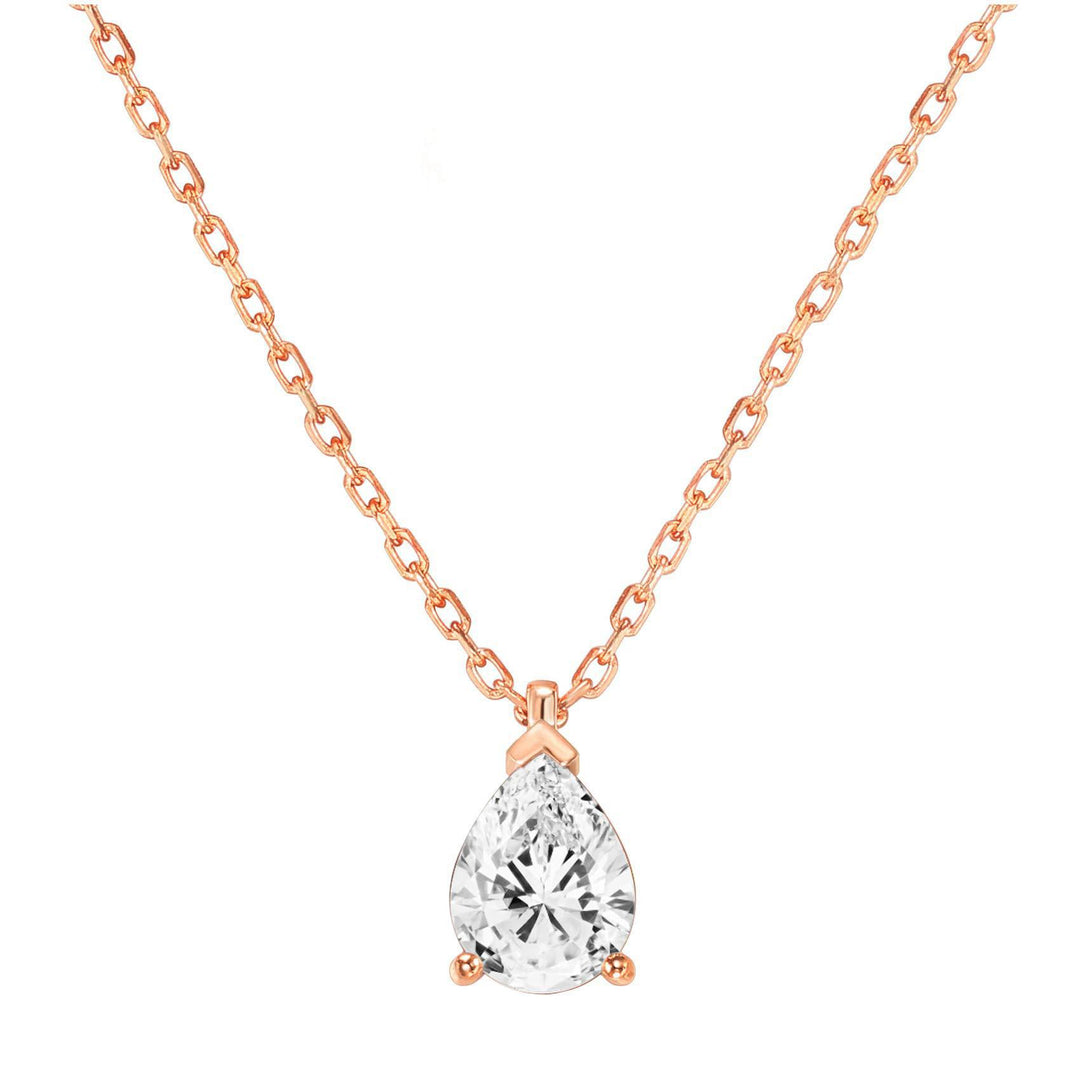 Cubic Zircon Pendant Daily Glow Necklace