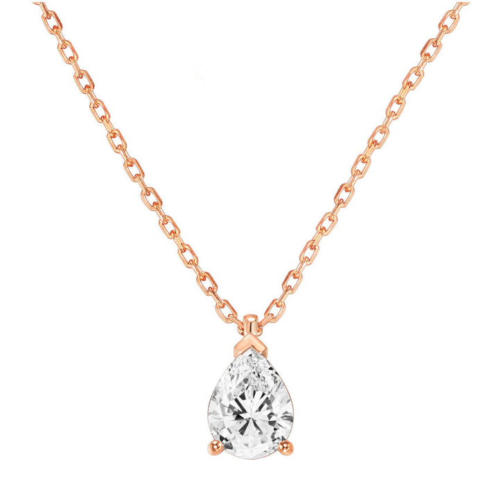 Cubic Zircon Pendant Daily Glow Necklace