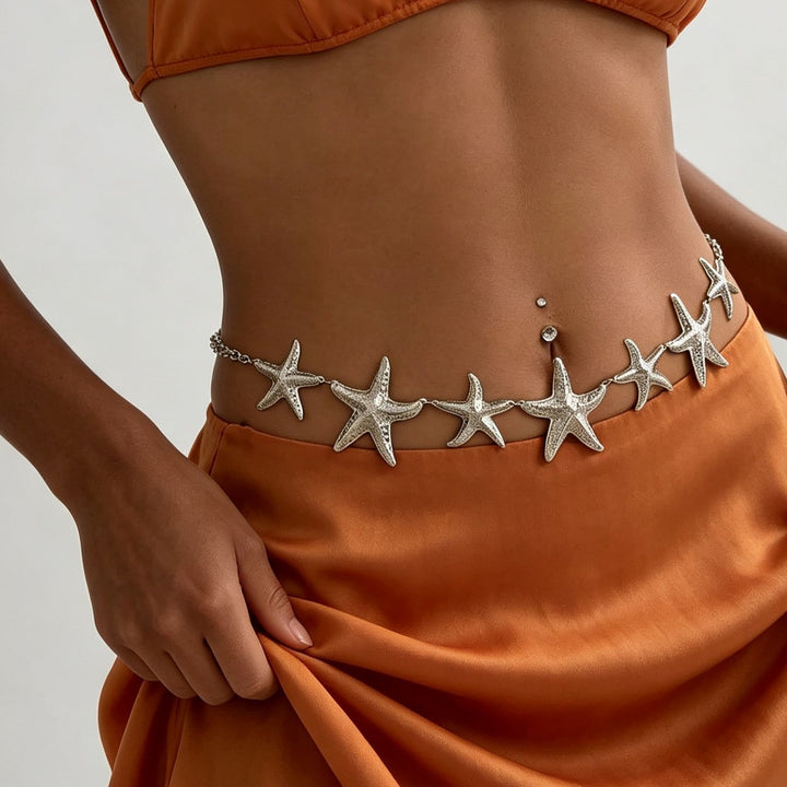 Starfish Waist Chain Beach Daily Body Jewelry