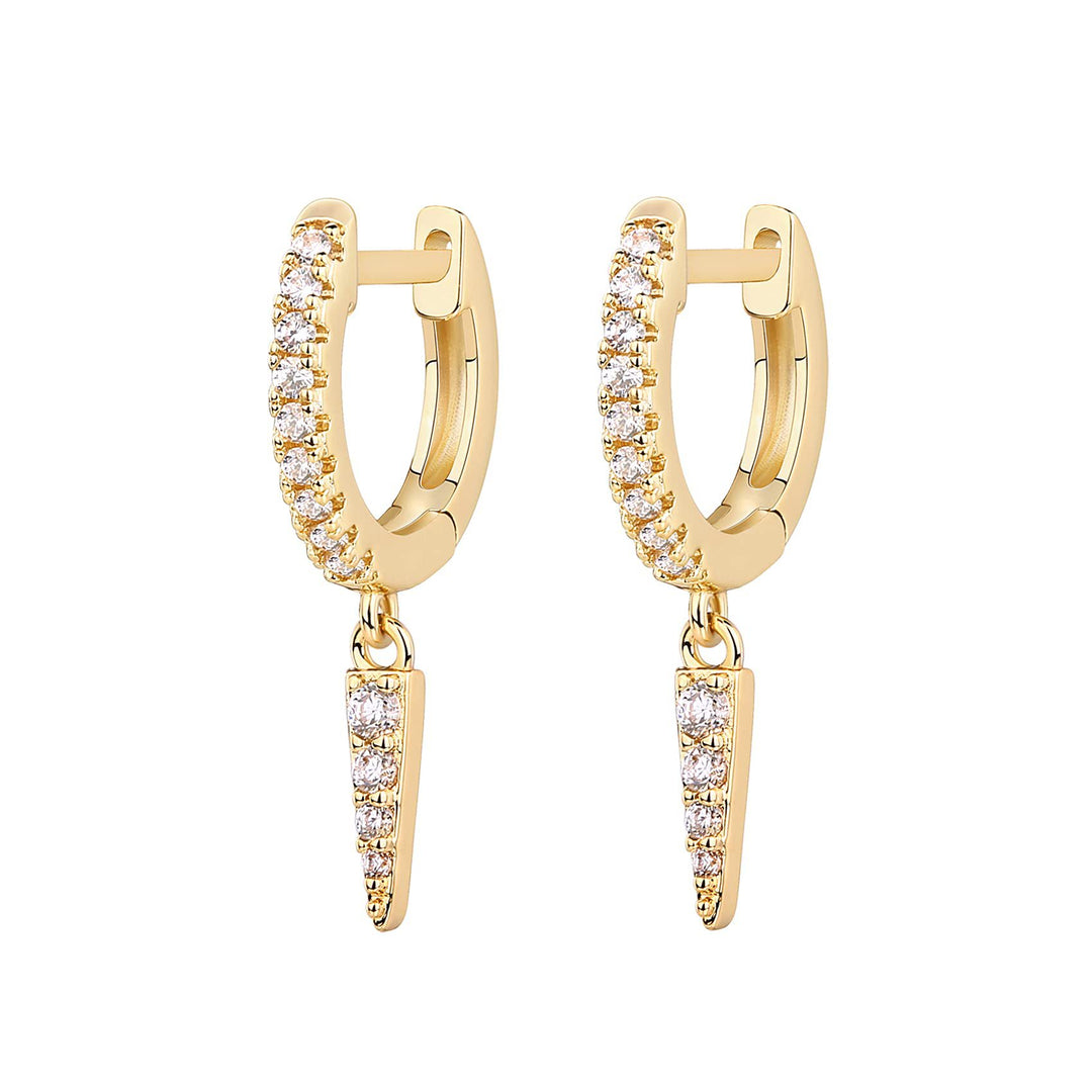 Spike Hoop Dangle Earrings for Everyday