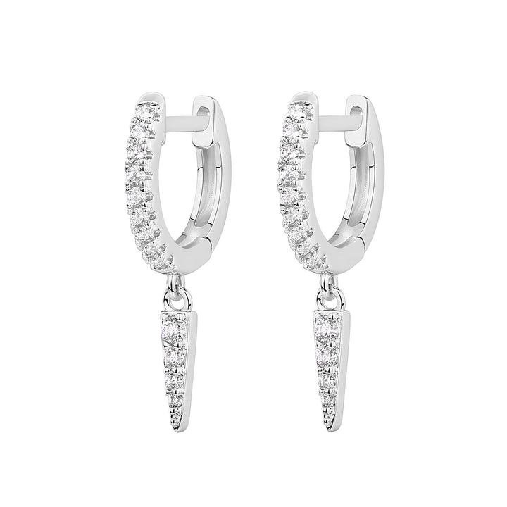 Spike Hoop Dangle Earrings for Everyday