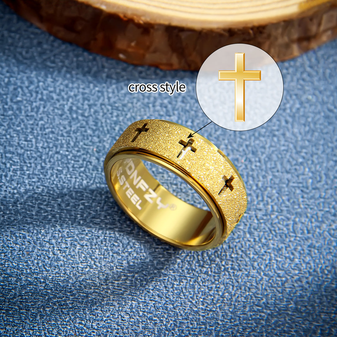 Rotating Cross Stress-Relieving Ring