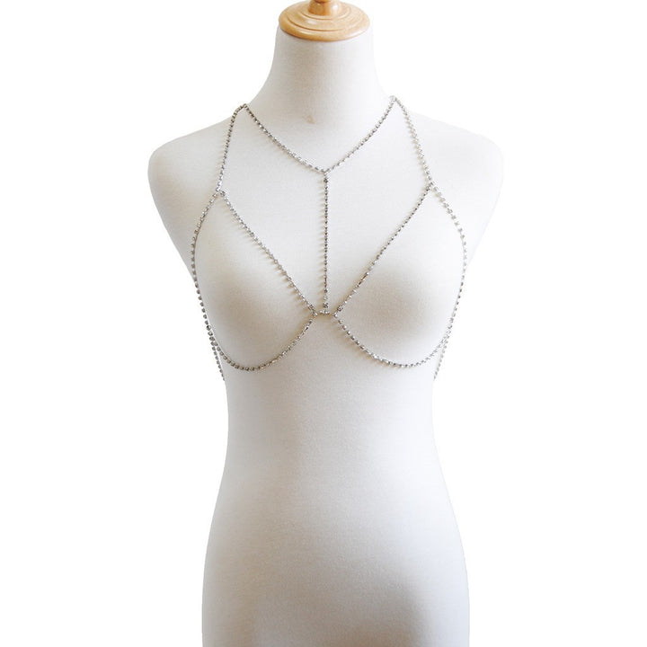 Layered Crystal Body Chain Party Beach Accessory