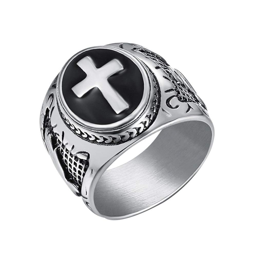 Cross Prayer Hand Ring