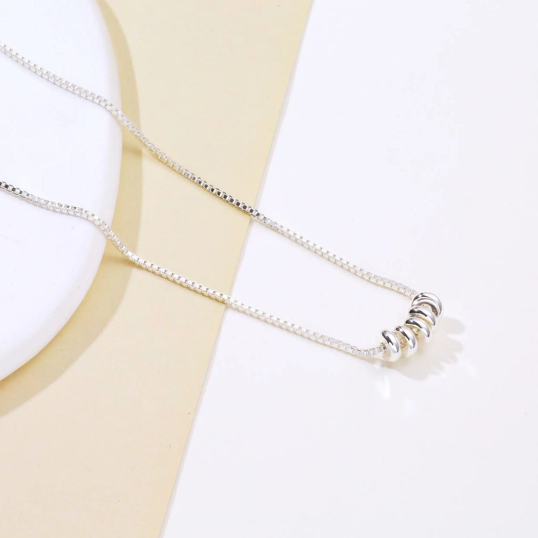 Minimalist Box Chain Pendant Necklace