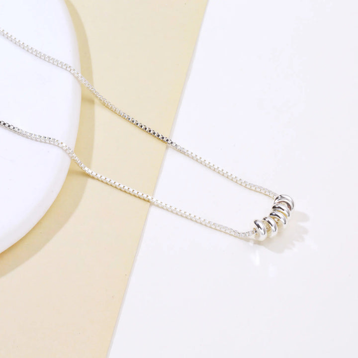 Minimalist Box Chain Pendant Necklace